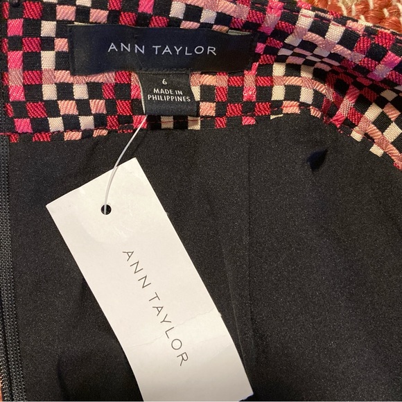 🏷️ NWT Ann Taylor Geometric Skirt - Picture 10 of 12